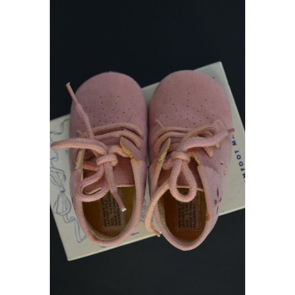 Trimfoot Baby Deer Shoes Pink Creeper 6-9 Months In Box - Picture 7 of 9